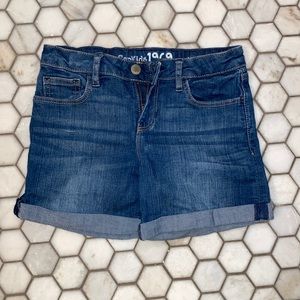 Gap Kids midi denim shorts youth girls size 10. Excellent condition ❁